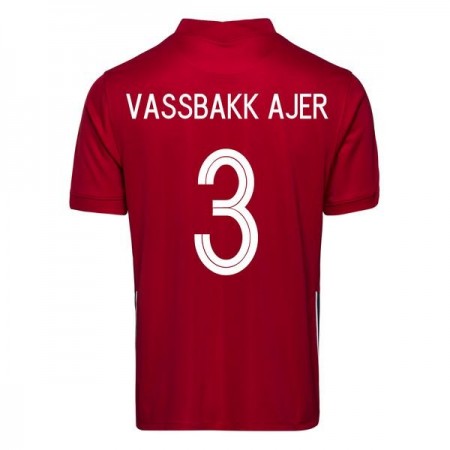 Billiga Fotbollströjor Norge Kristoffer Ajer 3 Hemma tröja 2020/21 Kortärmad
